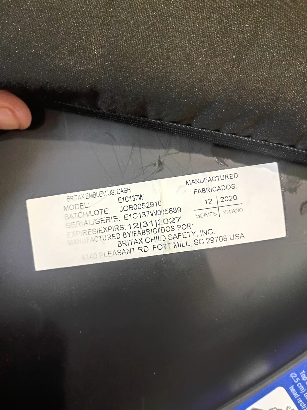 Britax Emblem US Dash Convertible Car Seat - photo 4