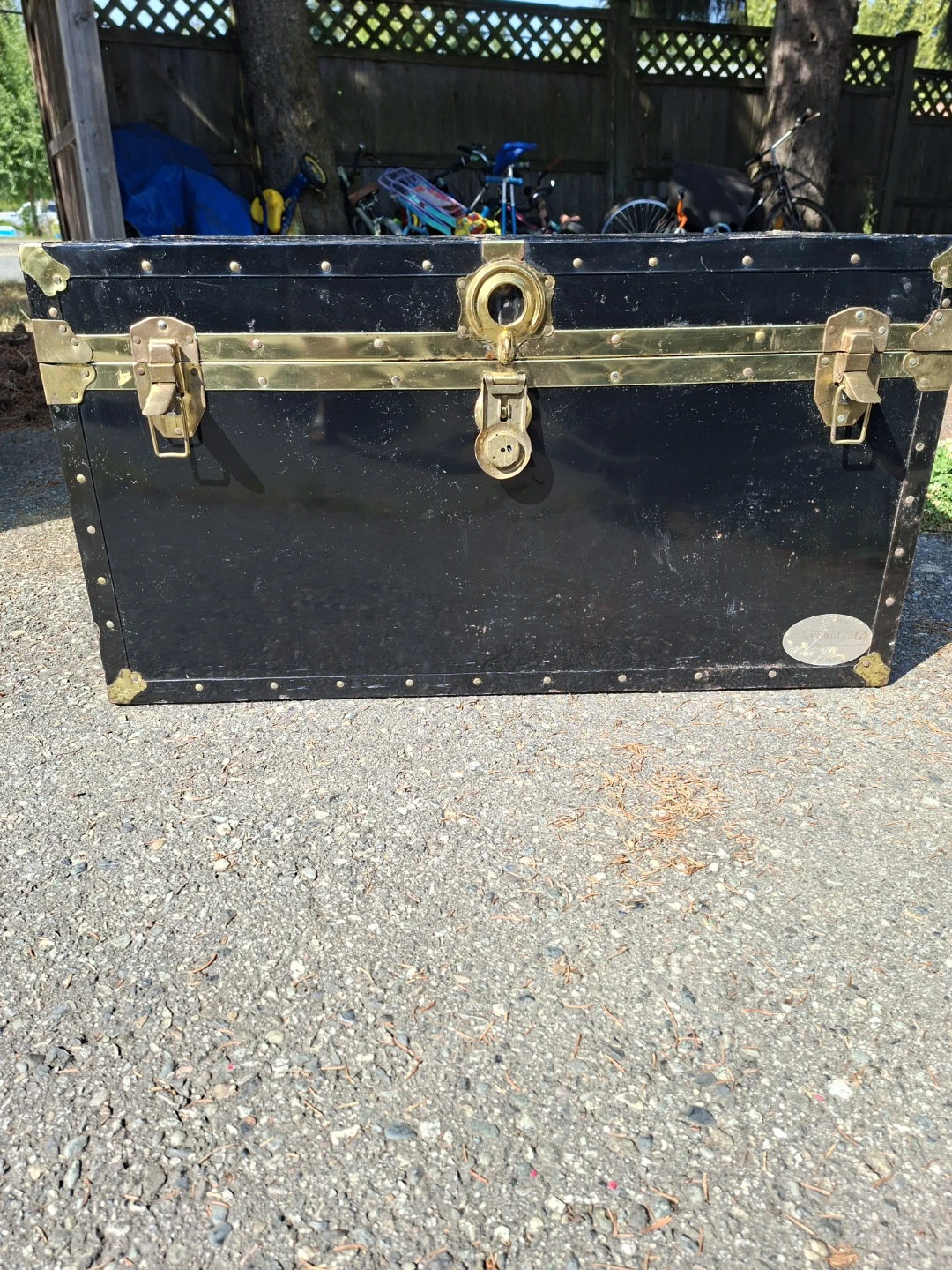 Vintage Everlite Union Trunk Black