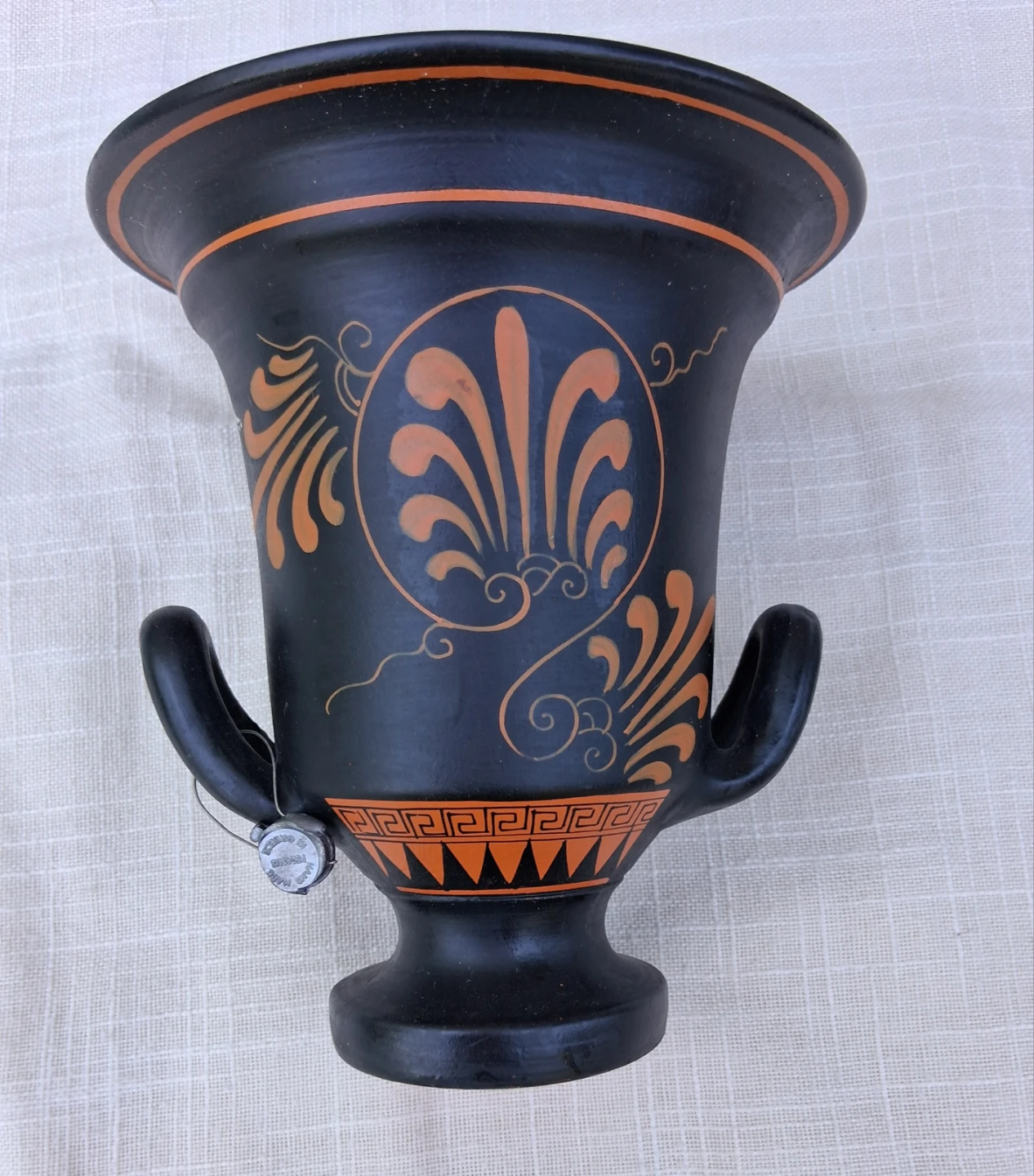Greek replica vase, plate, and jug - photo 4