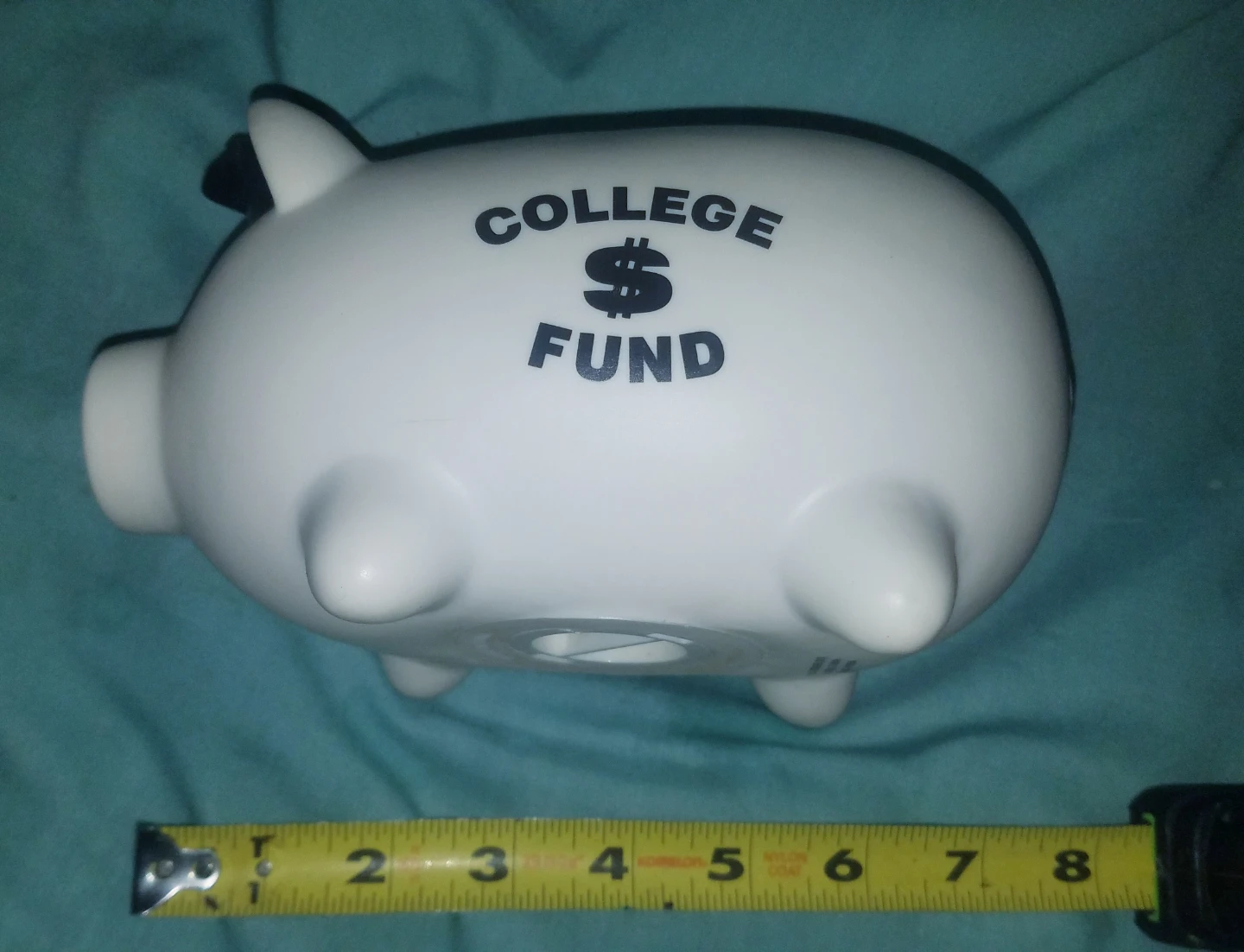 Vintage College Fund Piggy Bank w Graduation Mortar Board - photo 5