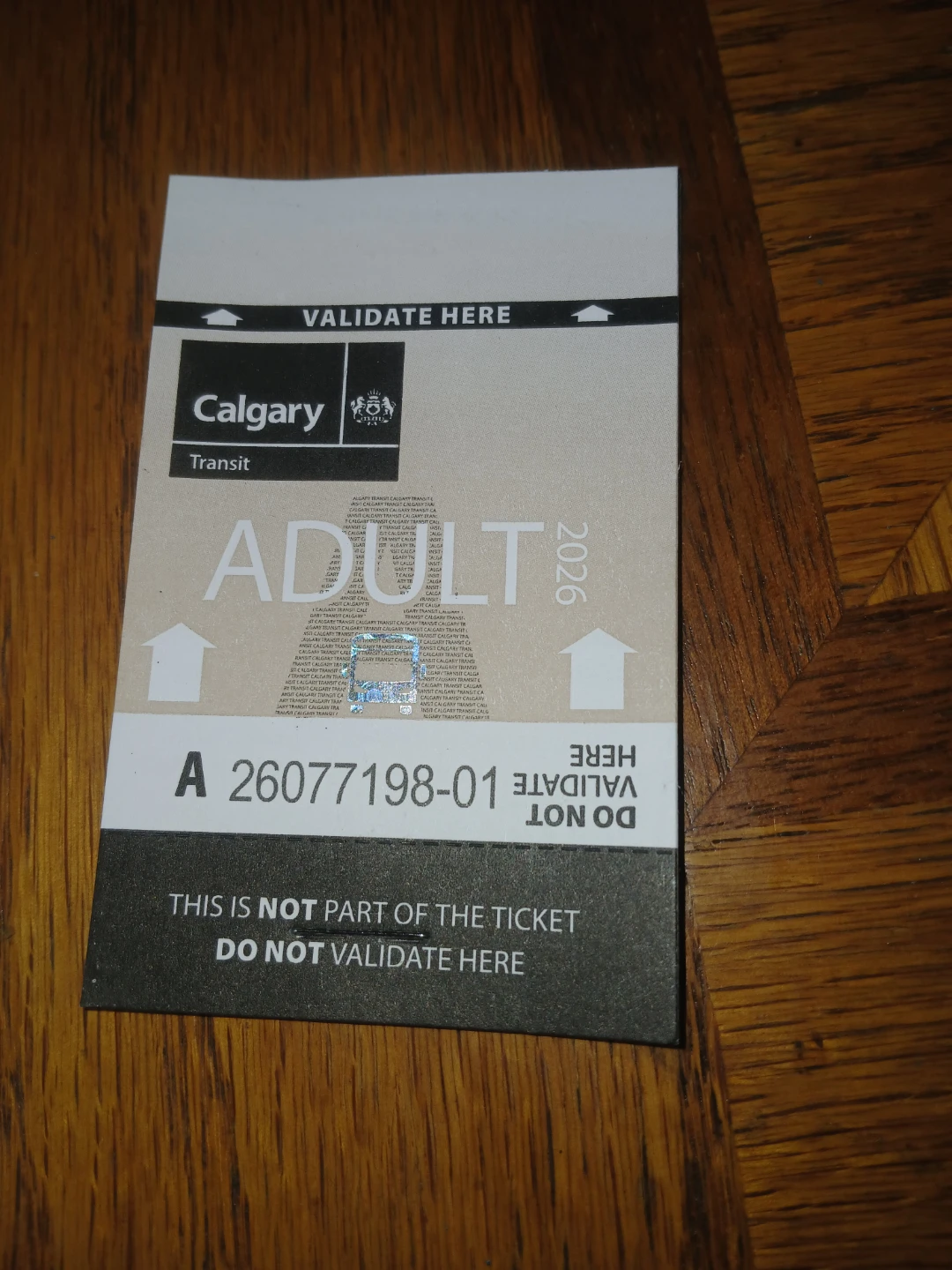 Adult Bus Ticket Book (10)