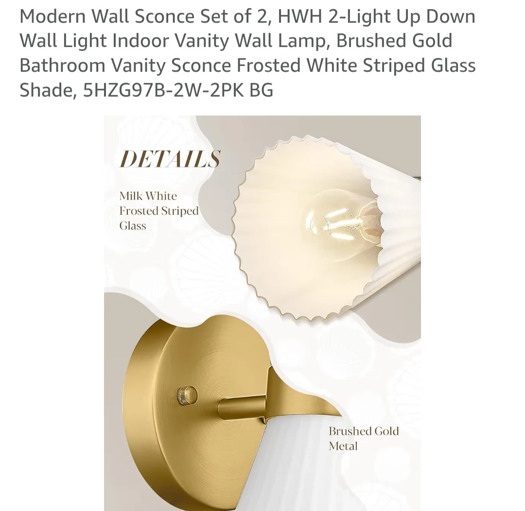 Set of 2 HWH Modern Wall Sconces - photo 3