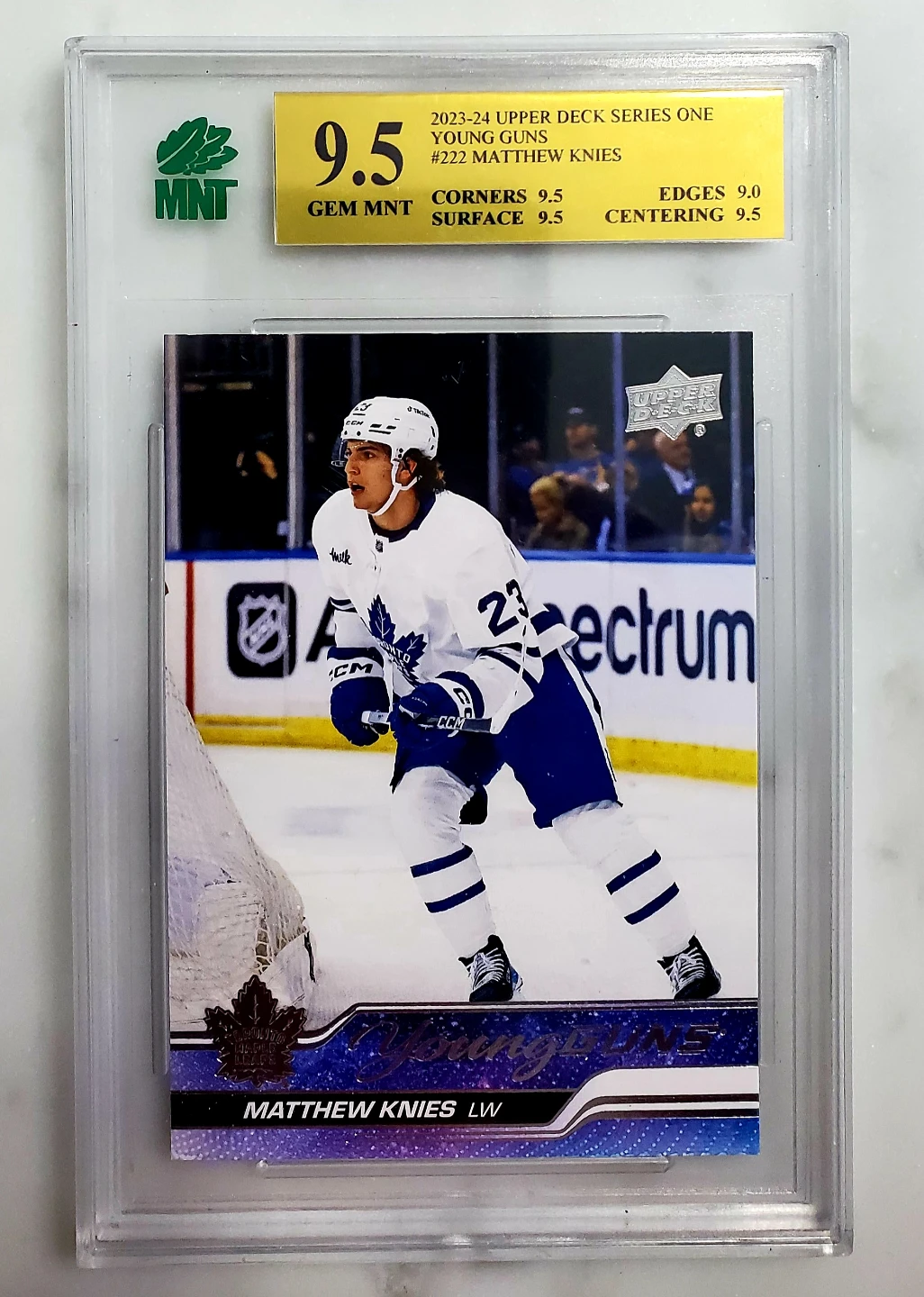 Matthew Knies Young Guns Rookie Card