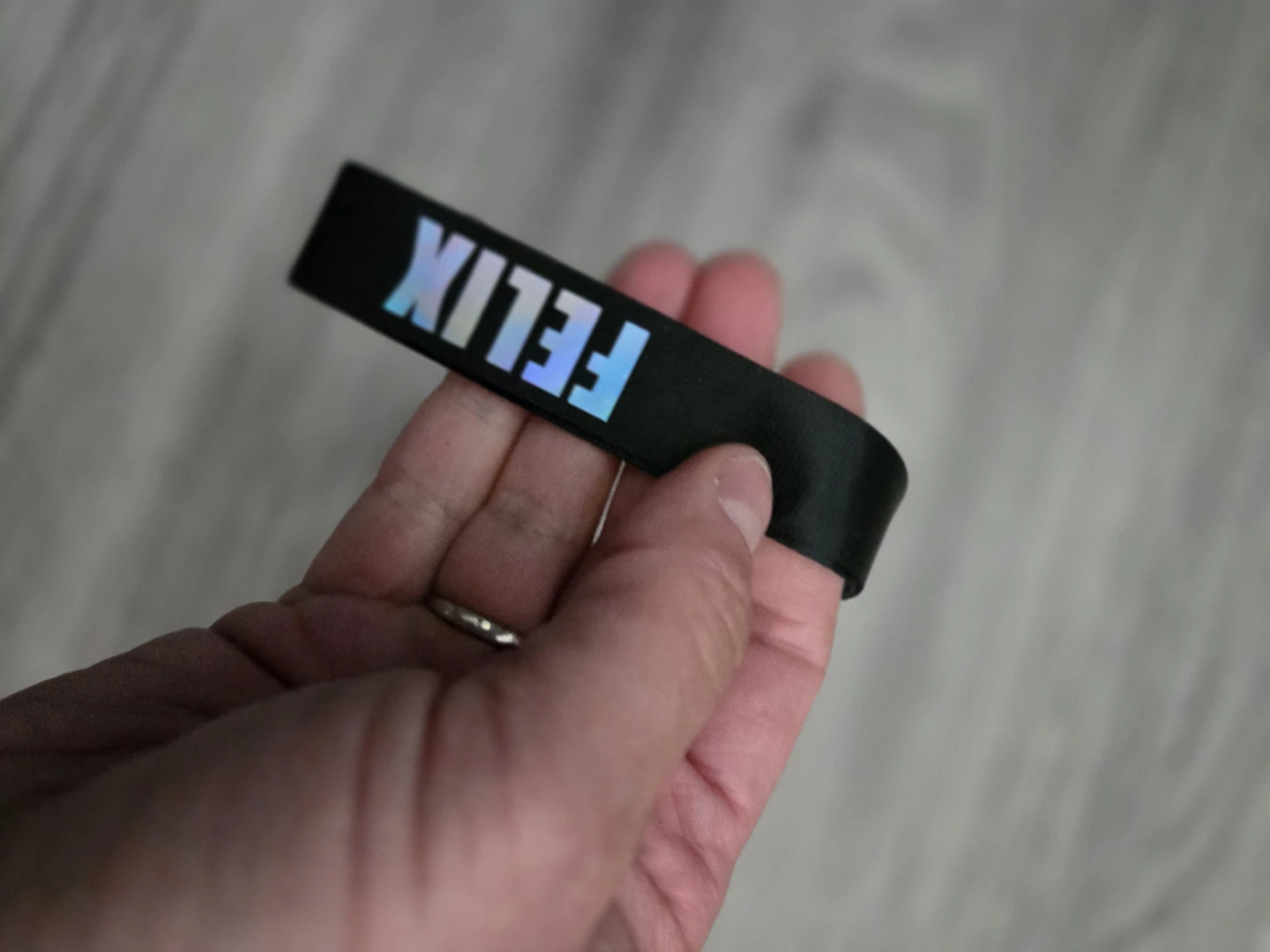 Black "Felix" Lanyard Keychain. Straykids, KPoP