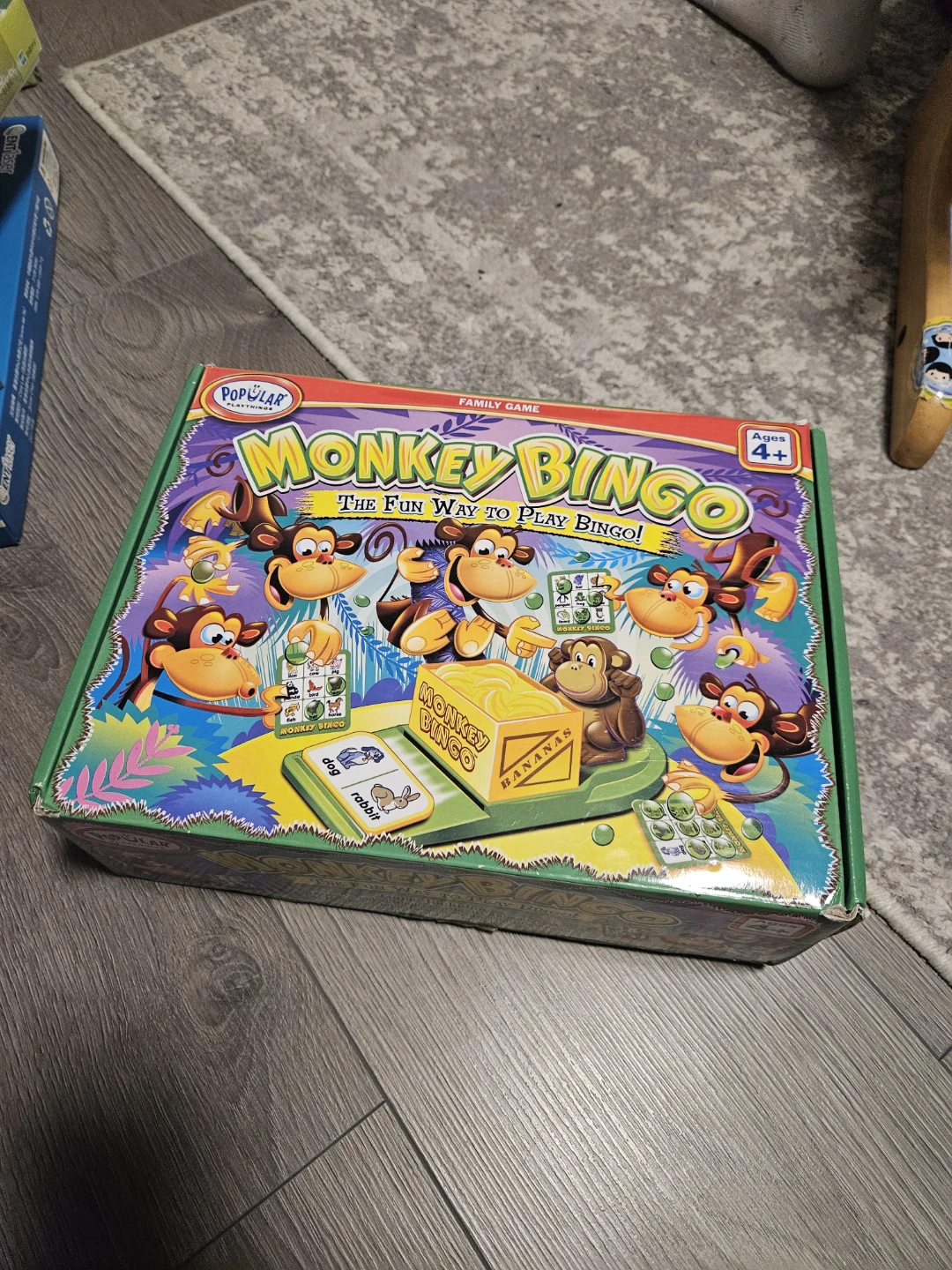 Popular Playthings Monkey Bingo Family Game