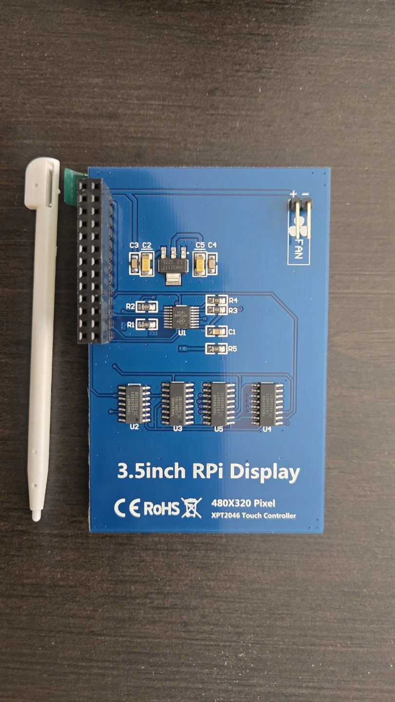 3.5" Raspberry Pi LCD Display with Touch Controller