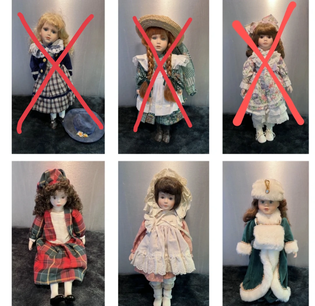 Vintage Porcelain Doll Collection