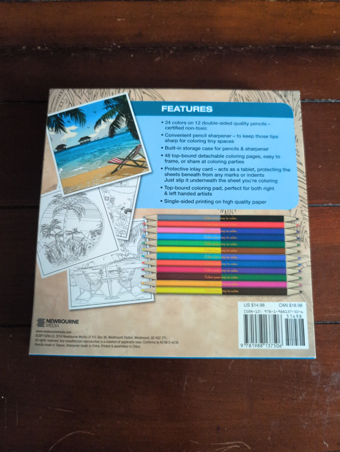 Newbourne Island Breeze Coloring Book for Adults - photo 4