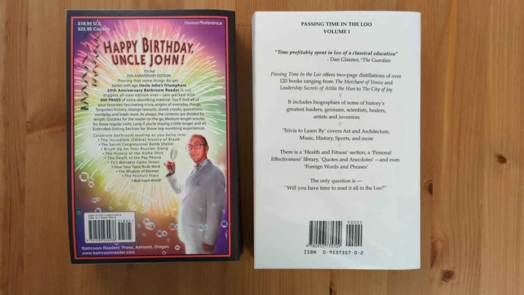 Funny bathroom reader books - photo 2