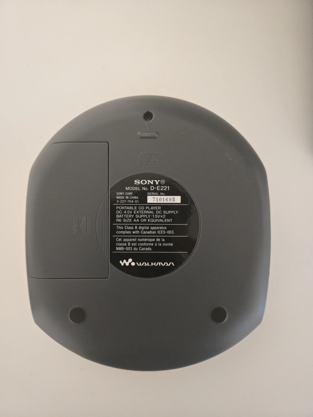 Sony Walkman CD Player D-E221 ESP MAX - photo 3