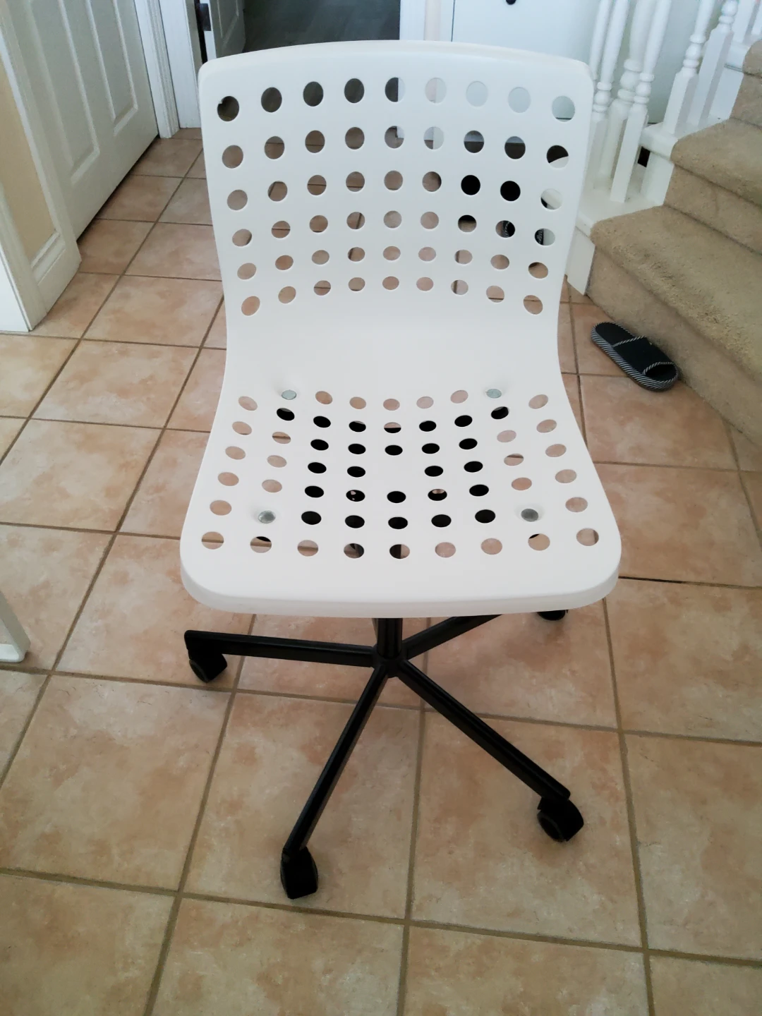 IKEA MICKE Desk with Hang on Shelf and Whiteboard & Chair - photo 5
