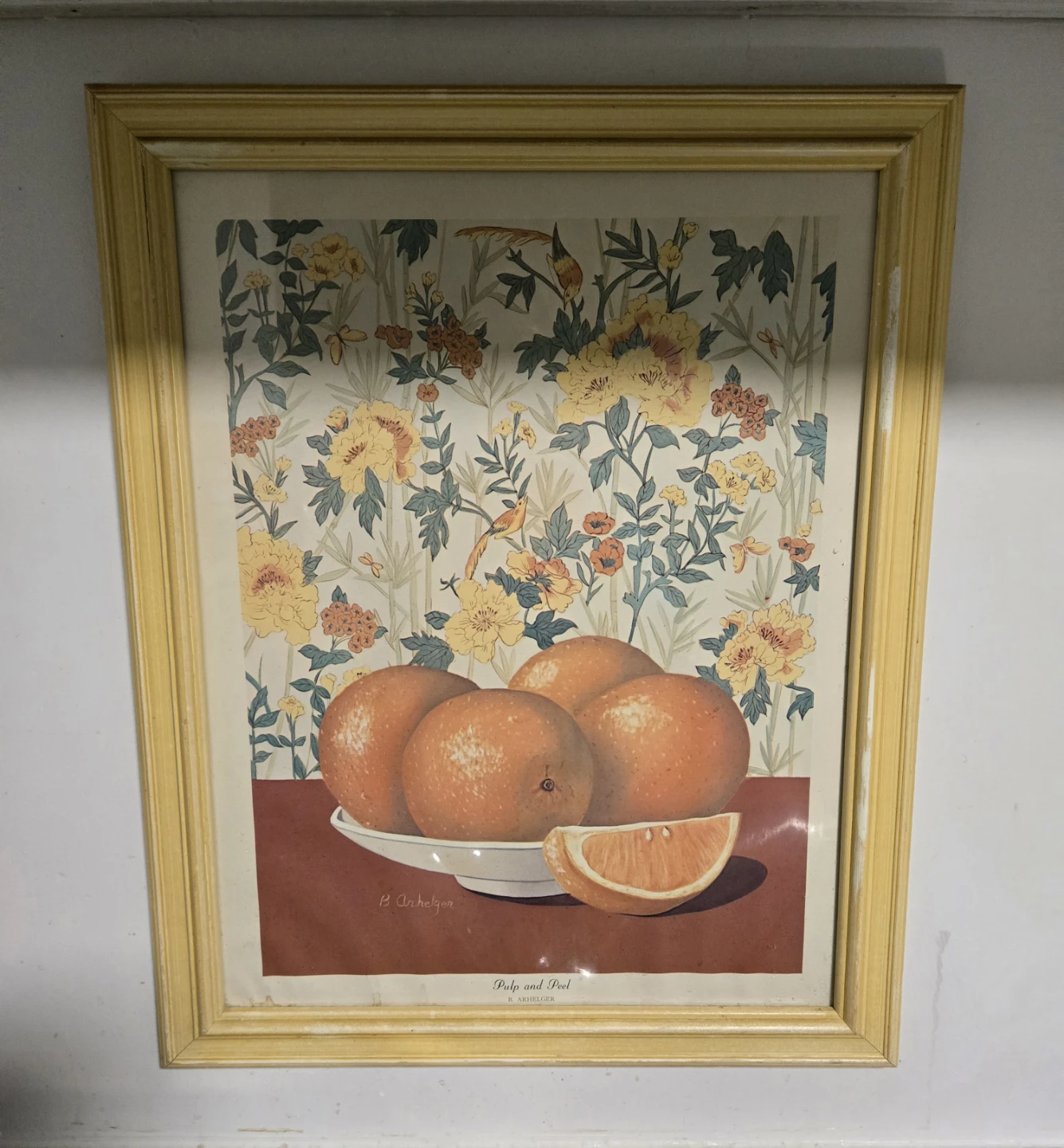 Framed Print "Pulp and Peel" with Oranges - photo 2