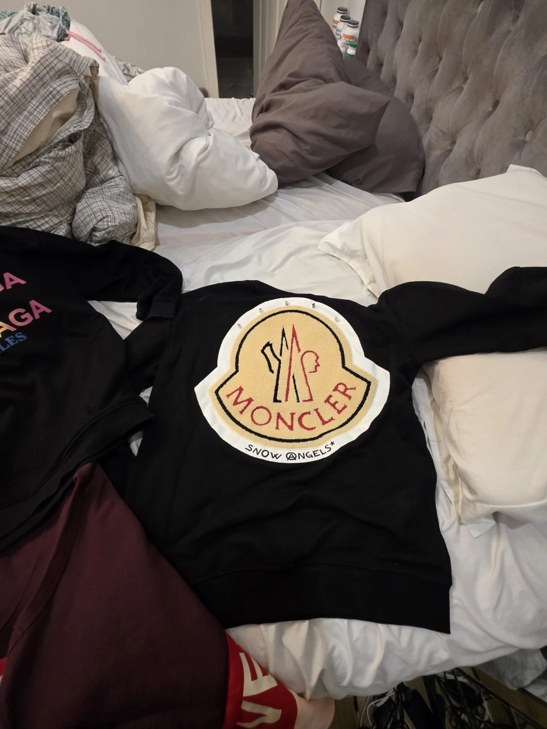 3  Medium mens sweaters Balenciaga Moncler and Octobers own - photo 3