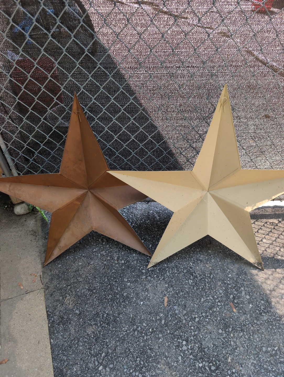 Set of 2 Decorative Metal Stars - photo 2