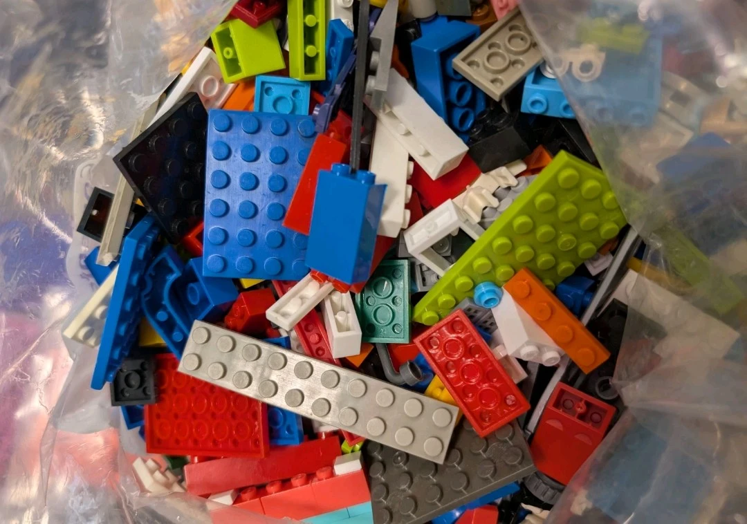 Unsorted 3 pounds LEGO compatible Building Blocks