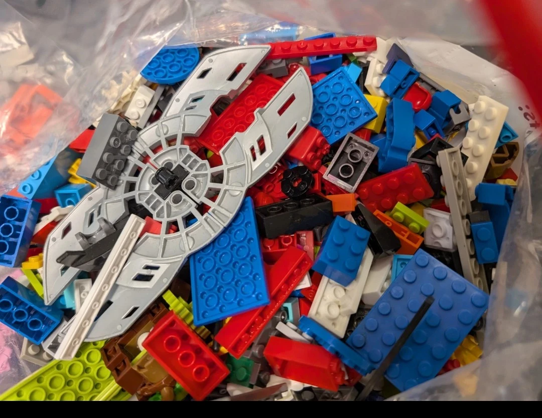 Unsorted 3 pounds LEGO compatible Building Blocks - photo 2