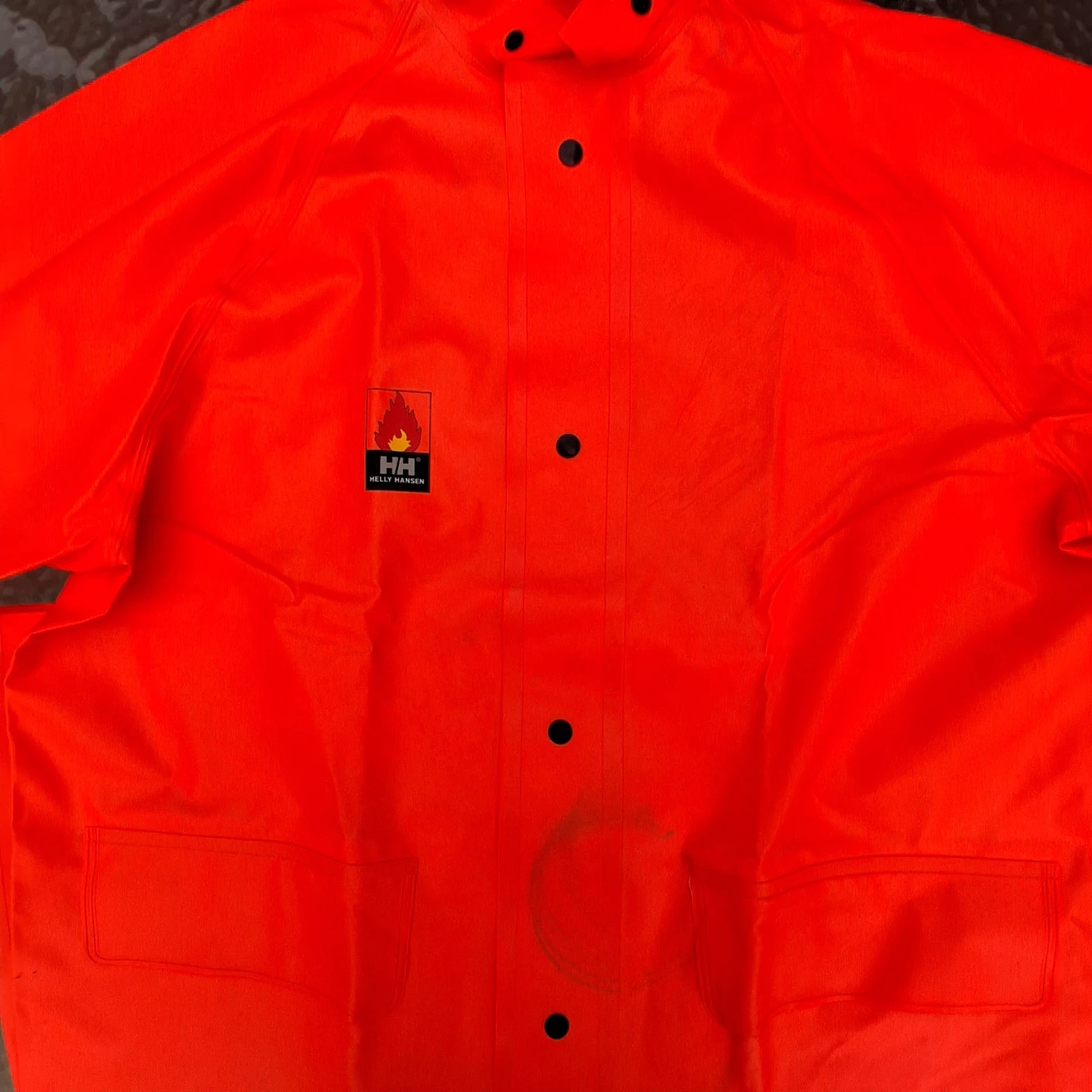 Helly Hansen Orange Rain Jacket