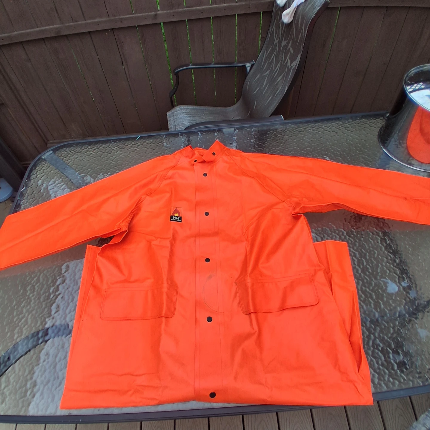 Helly Hansen Orange Rain Jacket - photo 4
