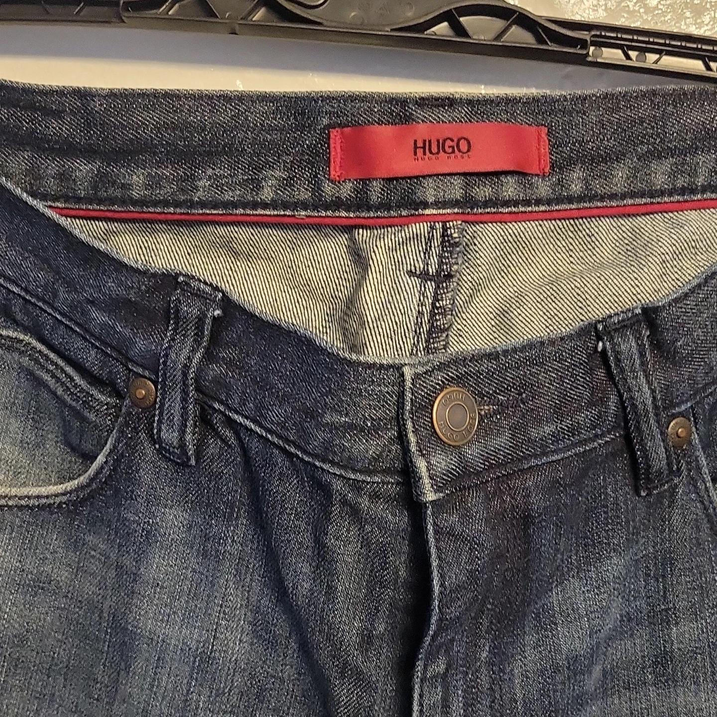HUGO BOSS Men's Dark Wash Jeans - photo 3
