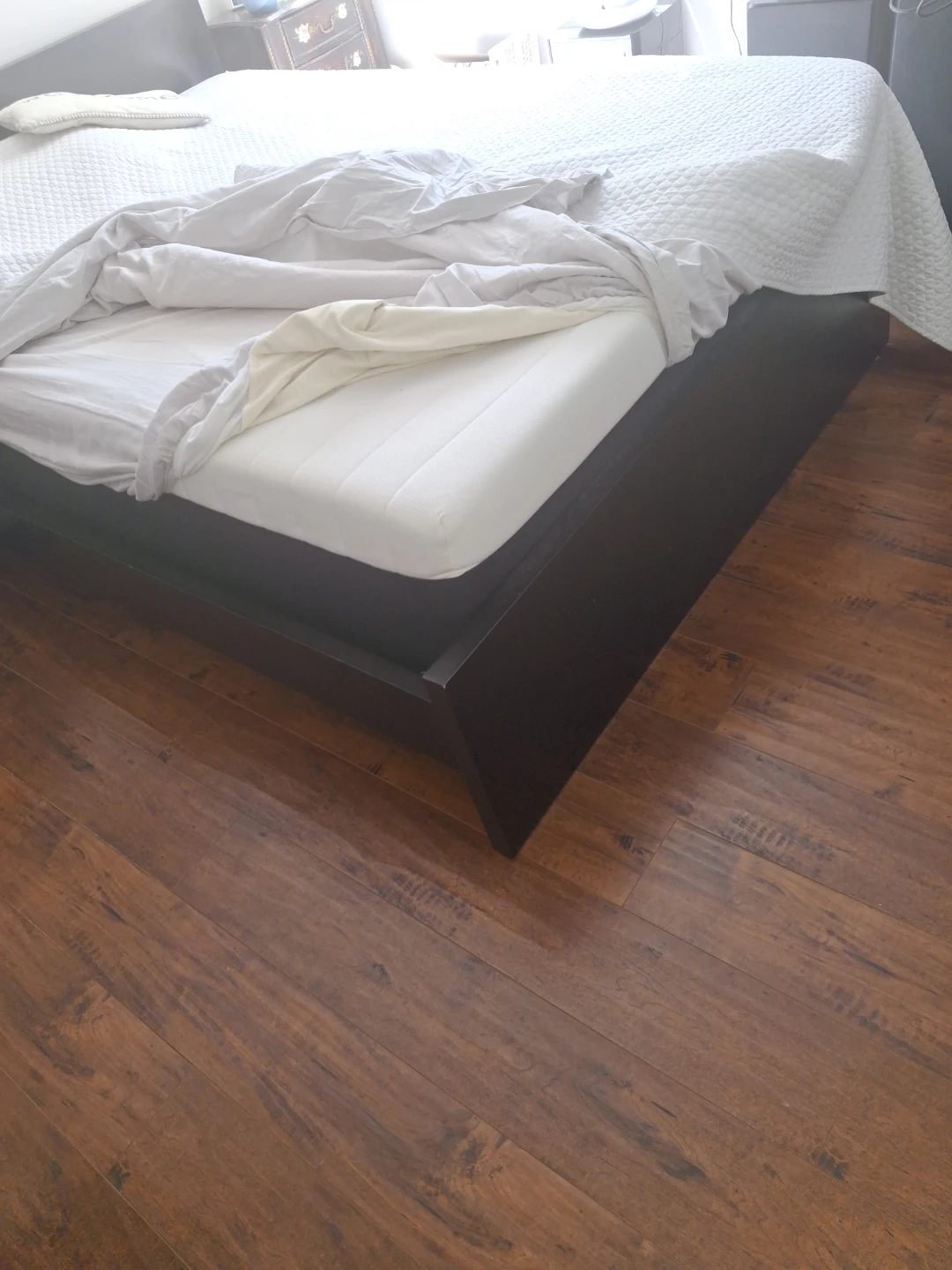 Double Platform Bed Frame with boxsping - photo 3