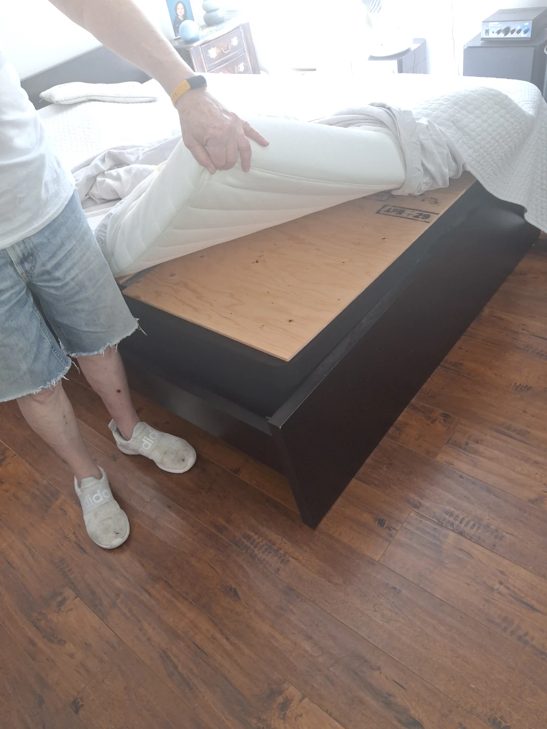 Double Platform Bed Frame with boxsping - photo 4
