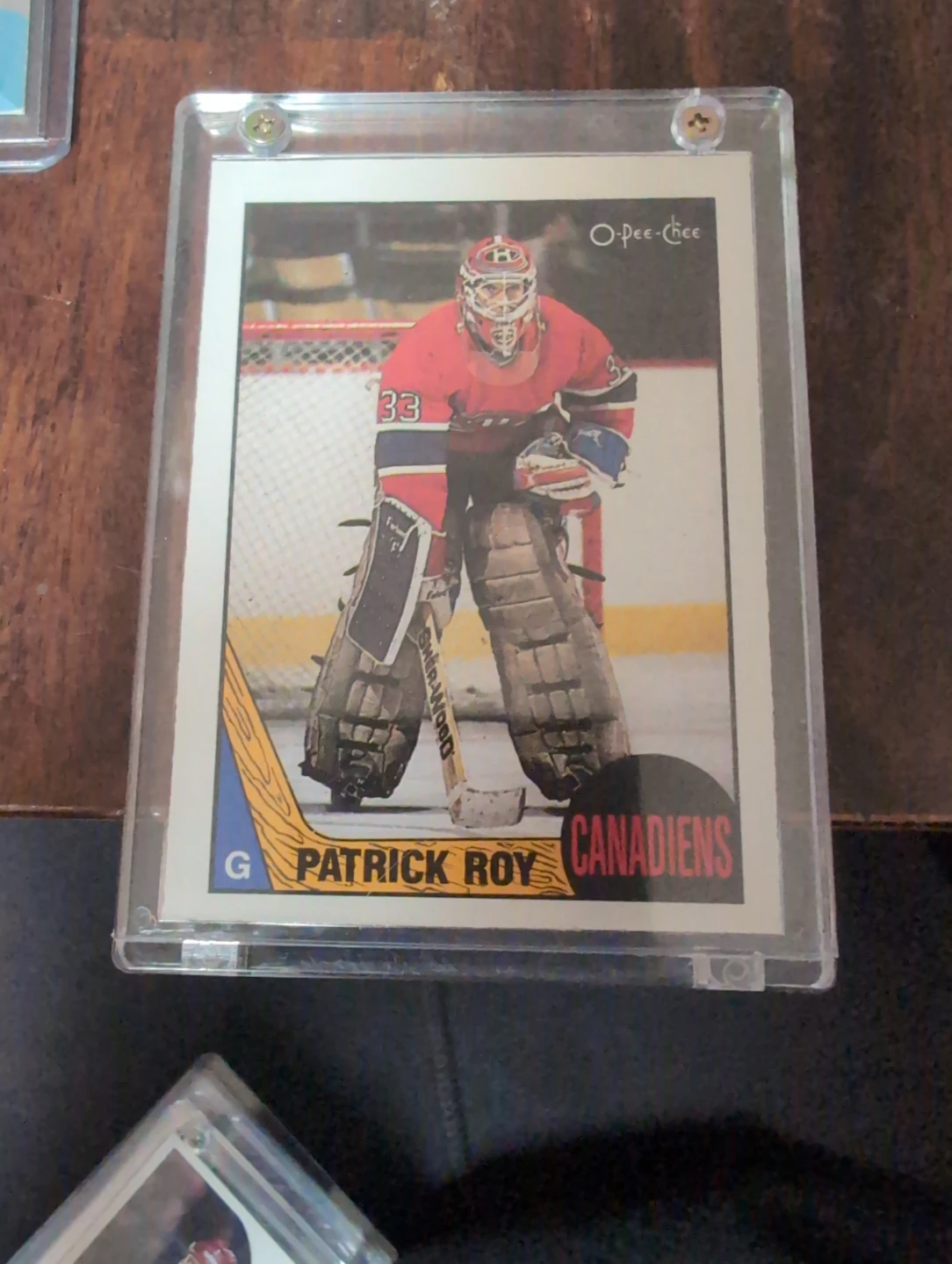 1987 Patrick roy card