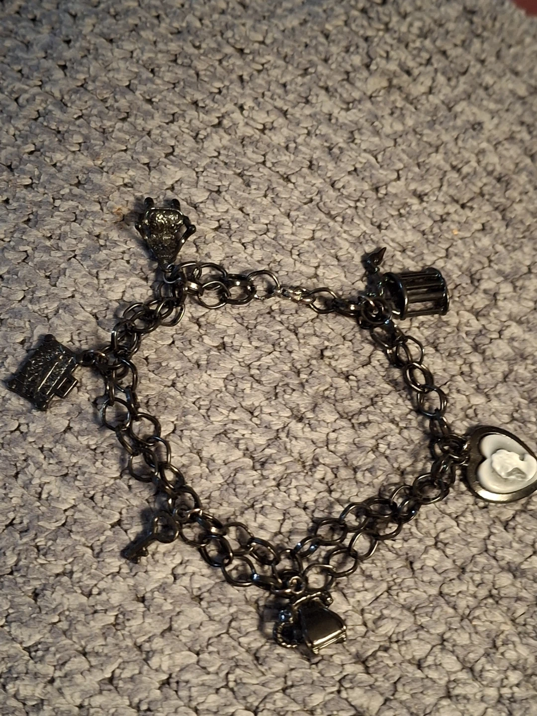 Charm Bracelet with Vintage Style Charms - photo 3