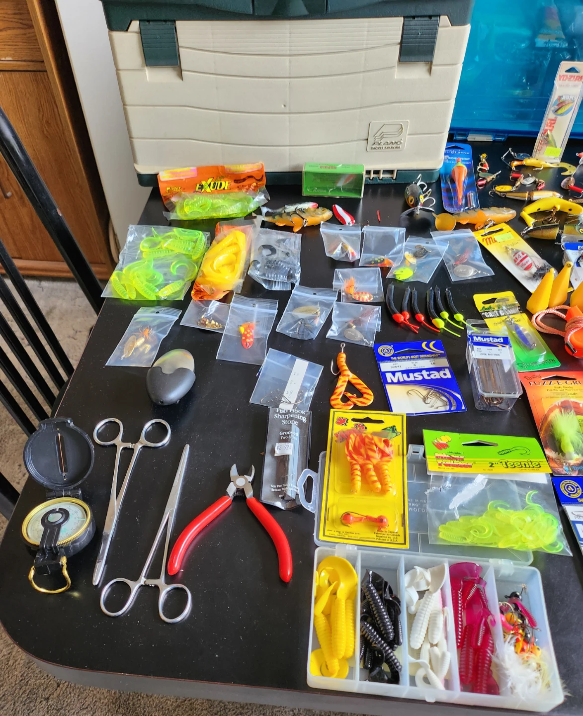 Assorted Fishing Gear w/Rod,Reel&Case. - photo 3