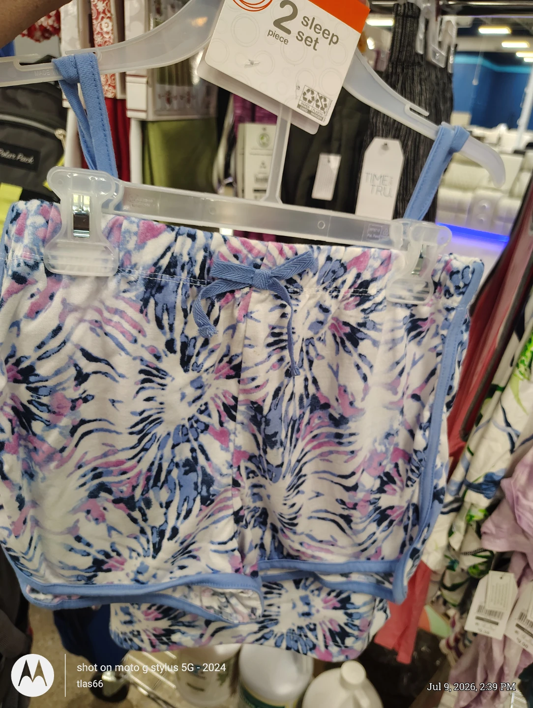 Wonder Nation Girls 2 Piece Pajama Set Size L (10-12) - photo 3