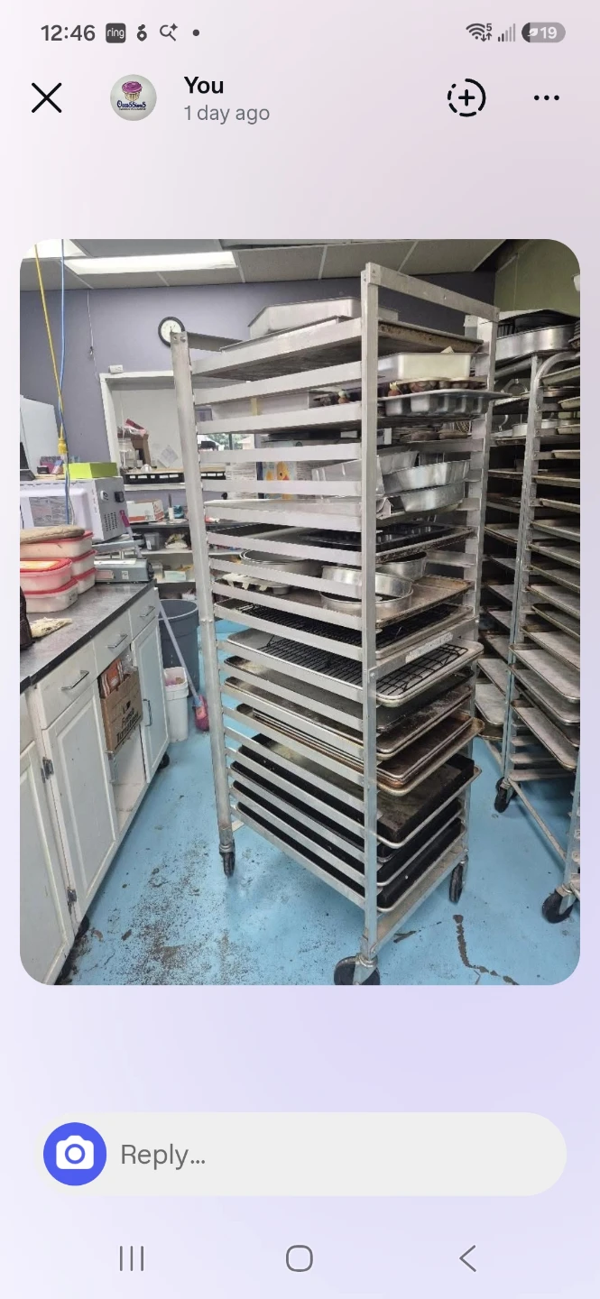 Commercial Baking Rack with Trays