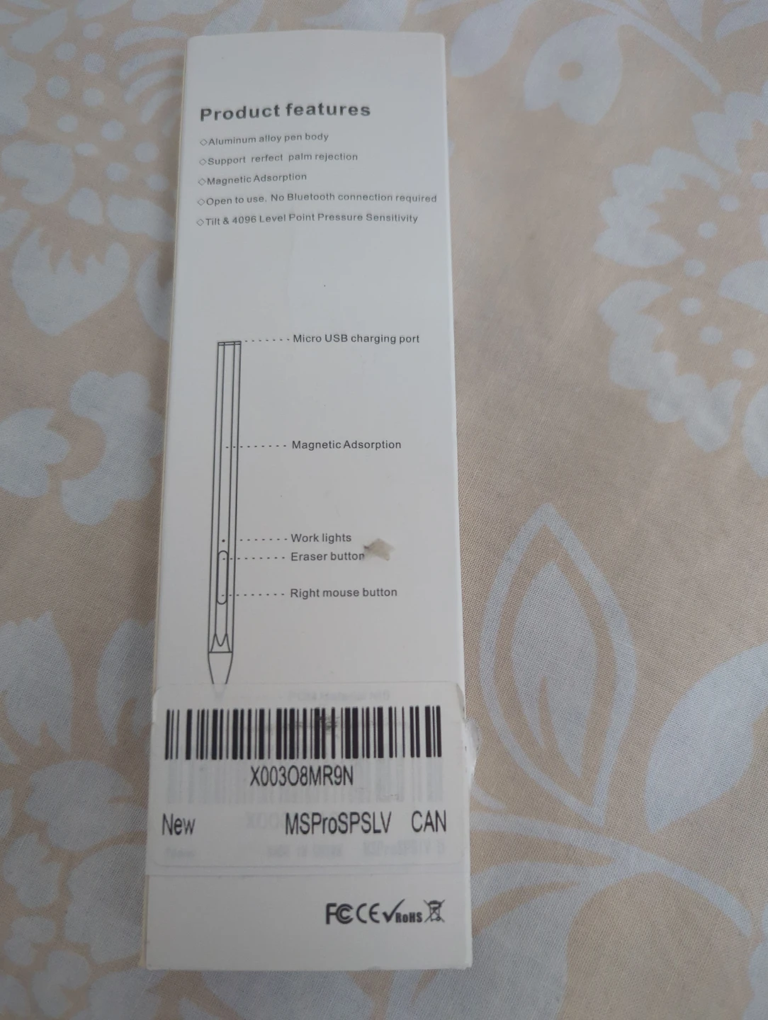 Active Stylus Pen MSProSPSLV