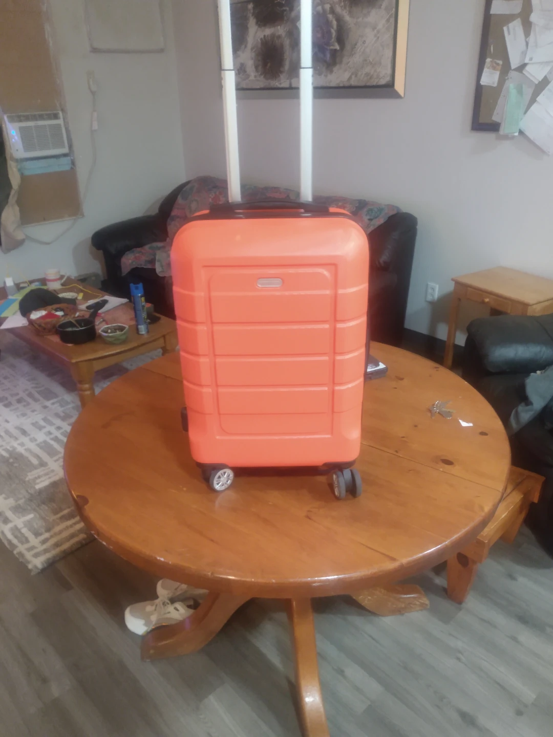 Orange Hardside Spinner Luggage