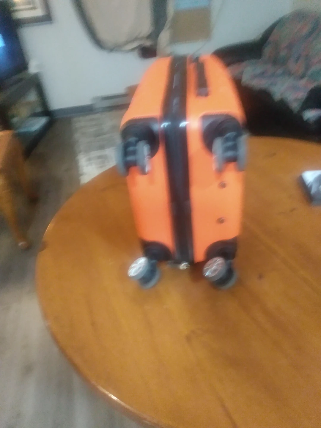 Orange Hardside Spinner Luggage - photo 3