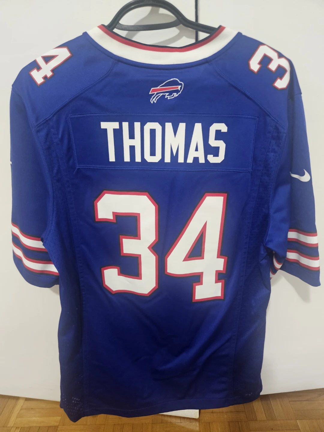 Buffalo Bills NFL official #34 Thomas football Jersey - photo 3