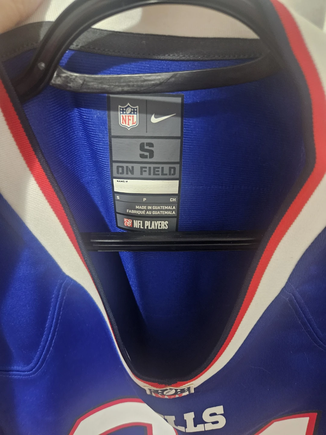 Buffalo Bills NFL official #34 Thomas football Jersey - photo 4