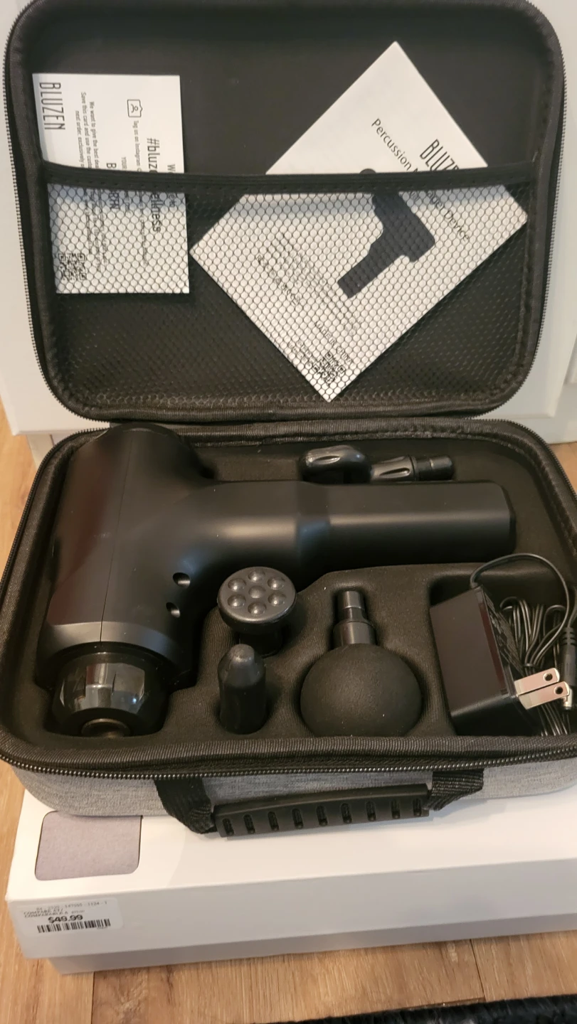 Bluzen Percussion Massage Gun with Carrying Case - photo 3
