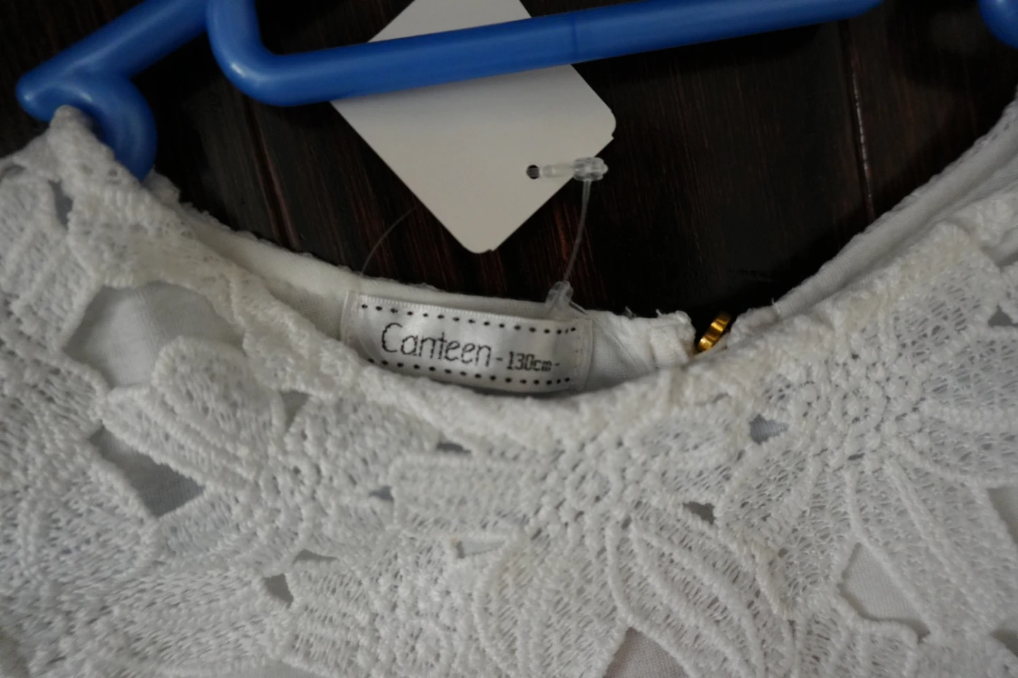 Canteen Kids Dress - White Lace Top - Size 130cm - photo 3