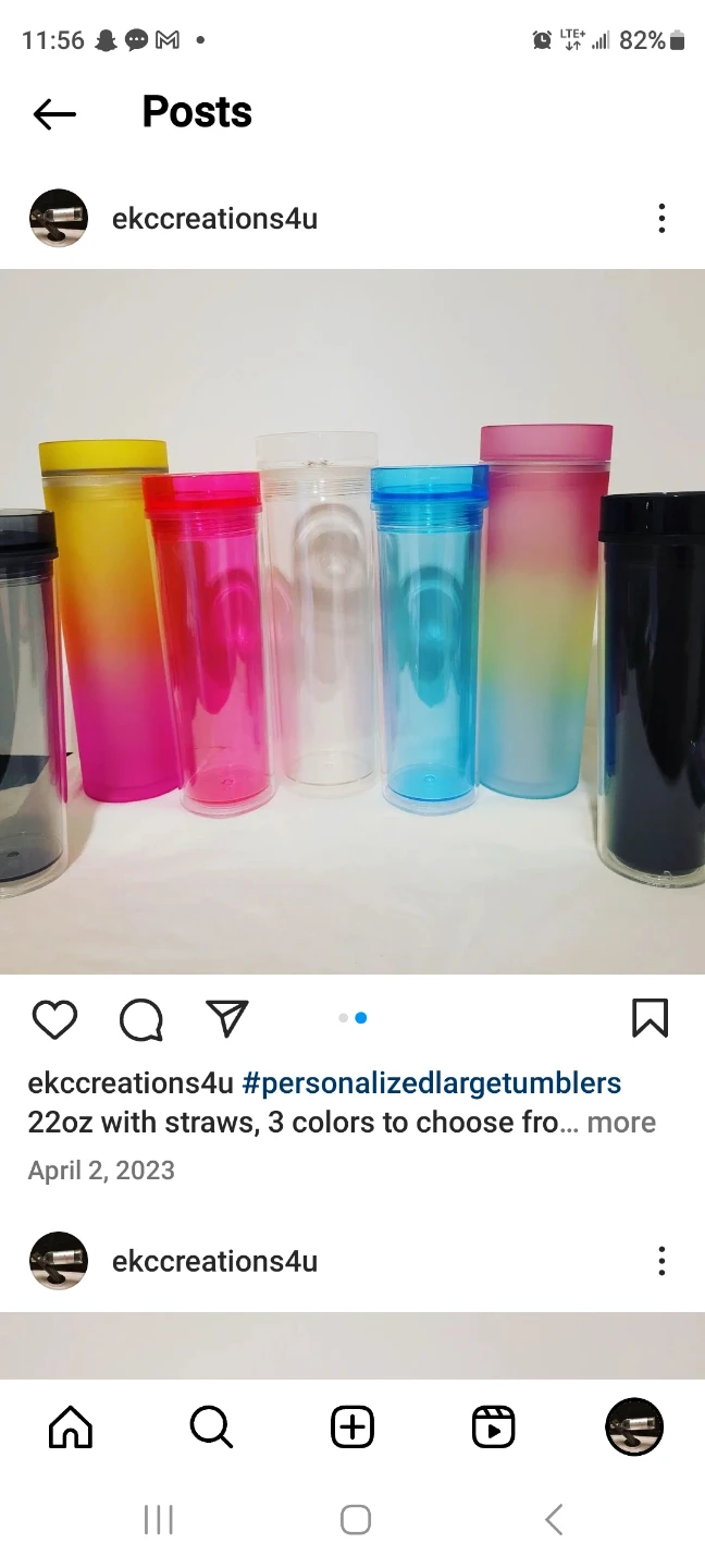 Personalized double wall plastic tumblers - photo 3