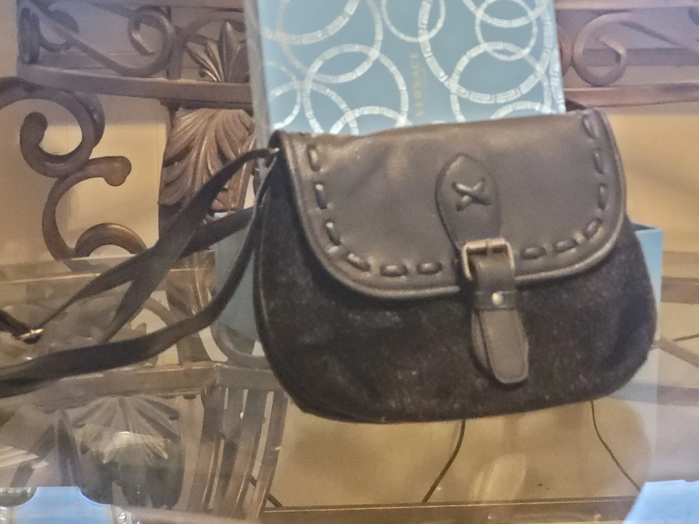 Black Saddle Bag
