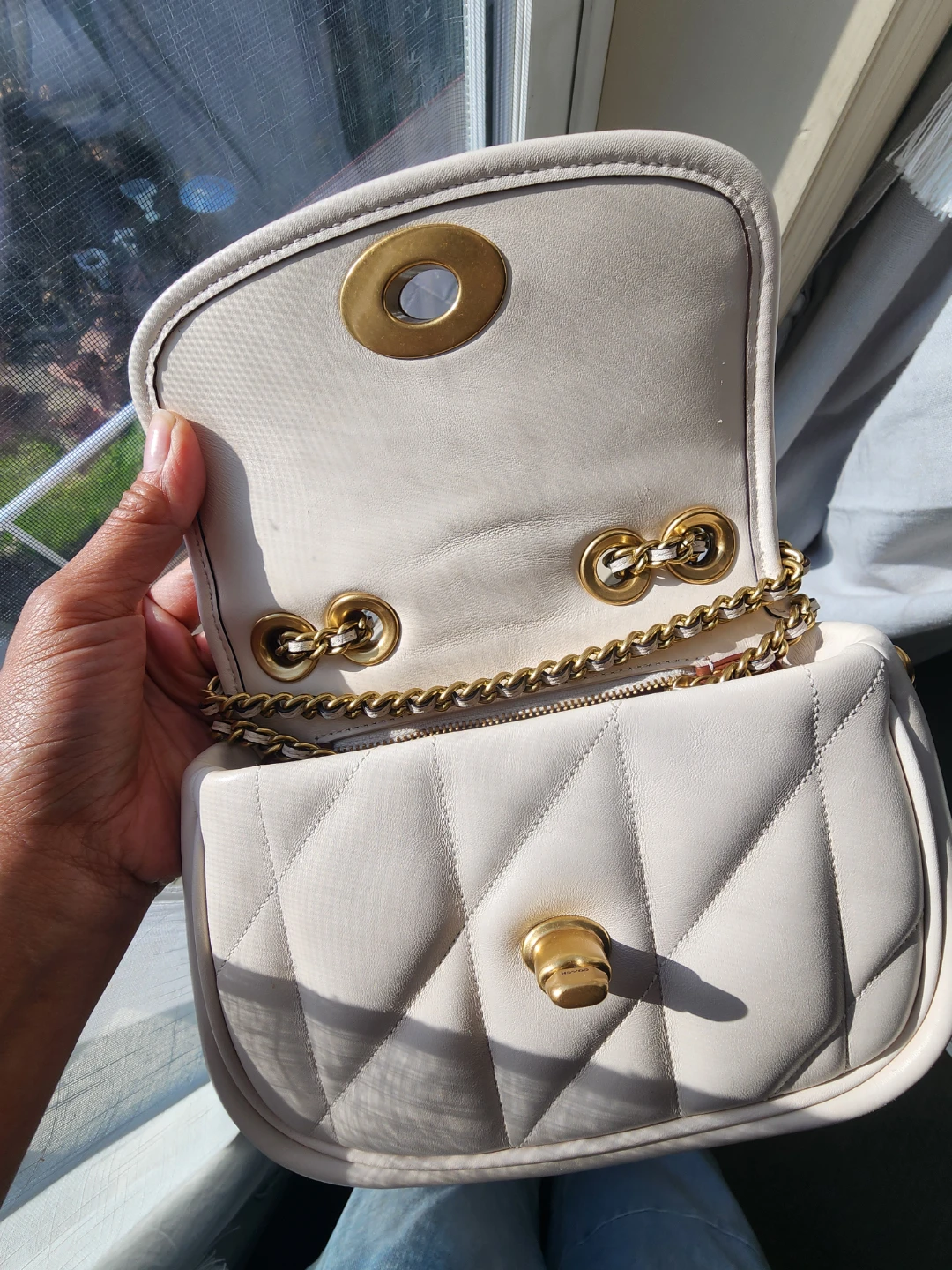 Small coach genuine leather shoulder bad - photo 5
