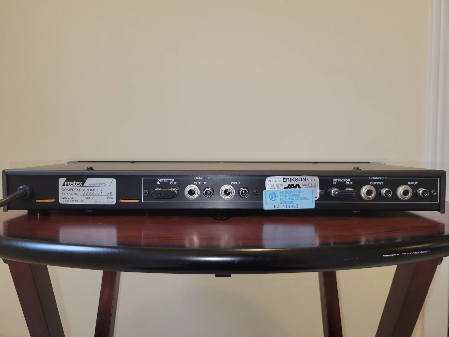 Fostex 3070 Compressor / Limiter - Made in Japan - photo 4