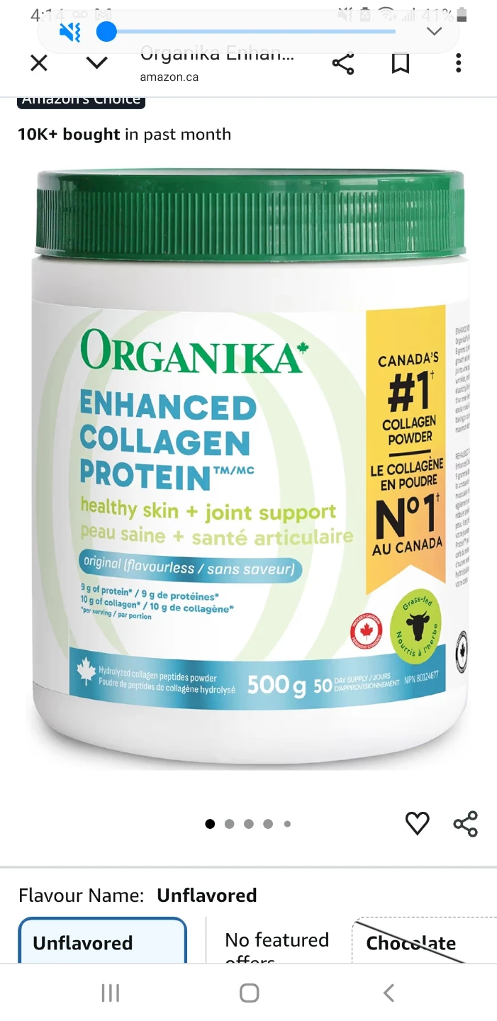 Organika Enhanced Collagen Protein Powder - photo 4