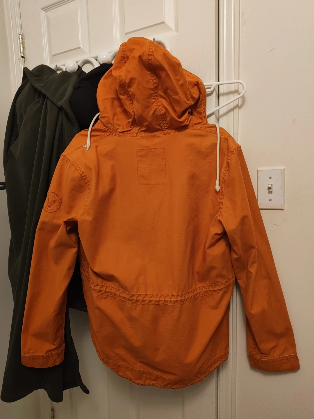 American Eagle Outfitters Orange Hooded Jacket S/P - photo 2