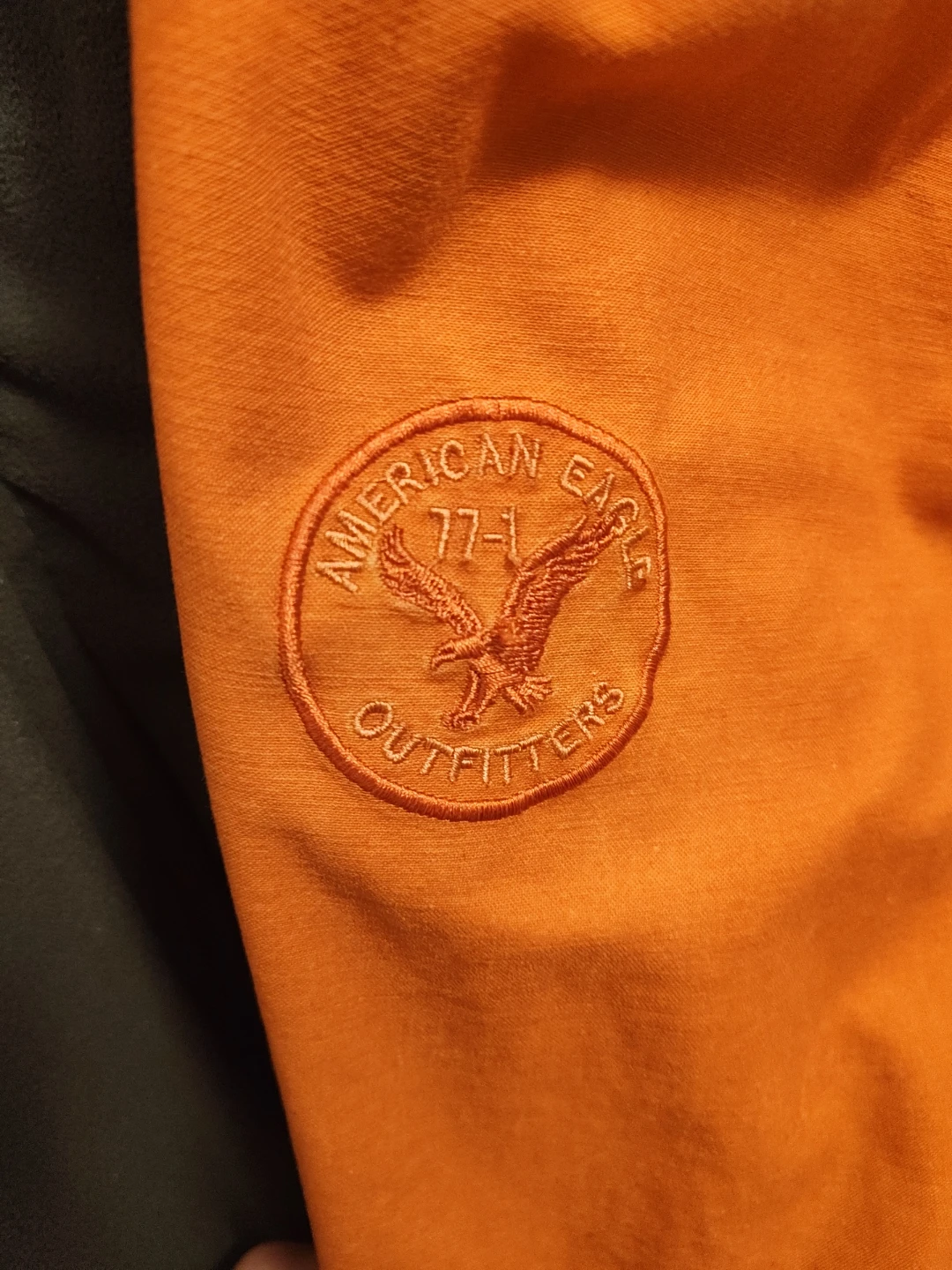 American Eagle Outfitters Orange Hooded Jacket S/P - photo 3
