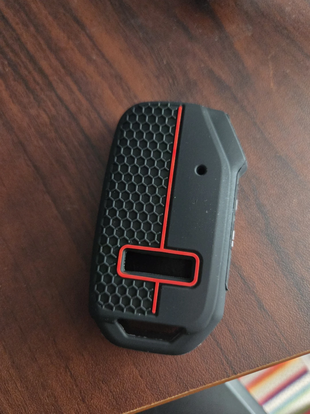 Kia: Black Silicone Key Fob Cover with Red Trim