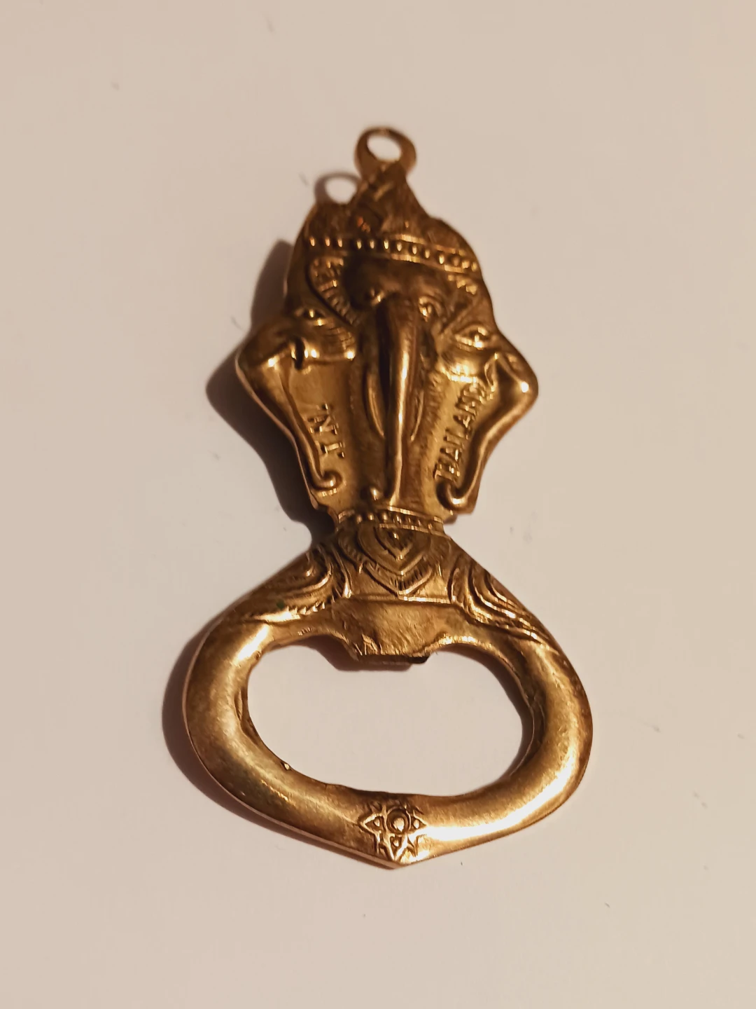 Beautiful Brass Elephant Bottle Opener