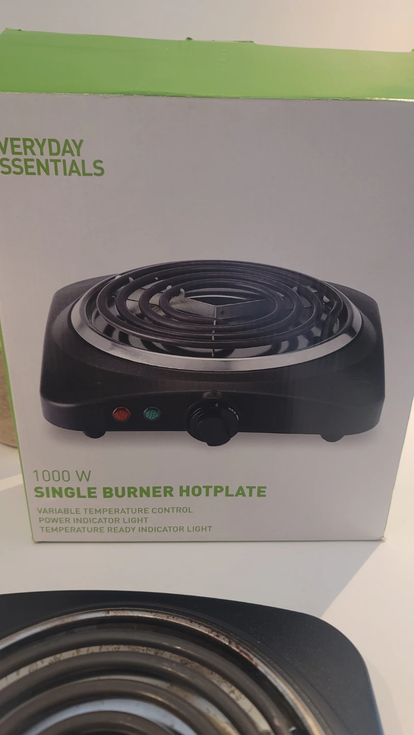 Everyday Essentials 1000W Single Burner Hotplate
