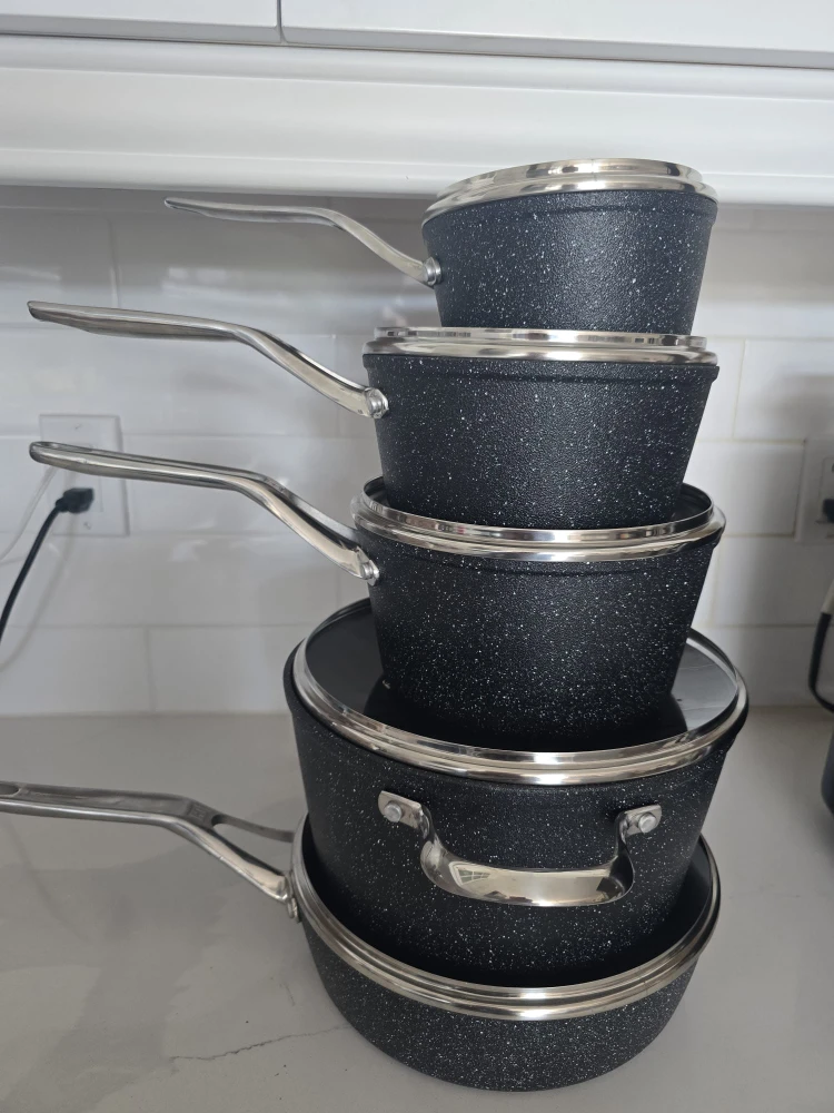 Heritage The Rock Cookware Set 10 Pieces