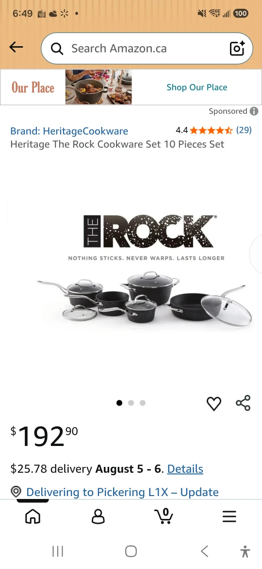 Heritage The Rock Cookware Set 10 Pieces - photo 2