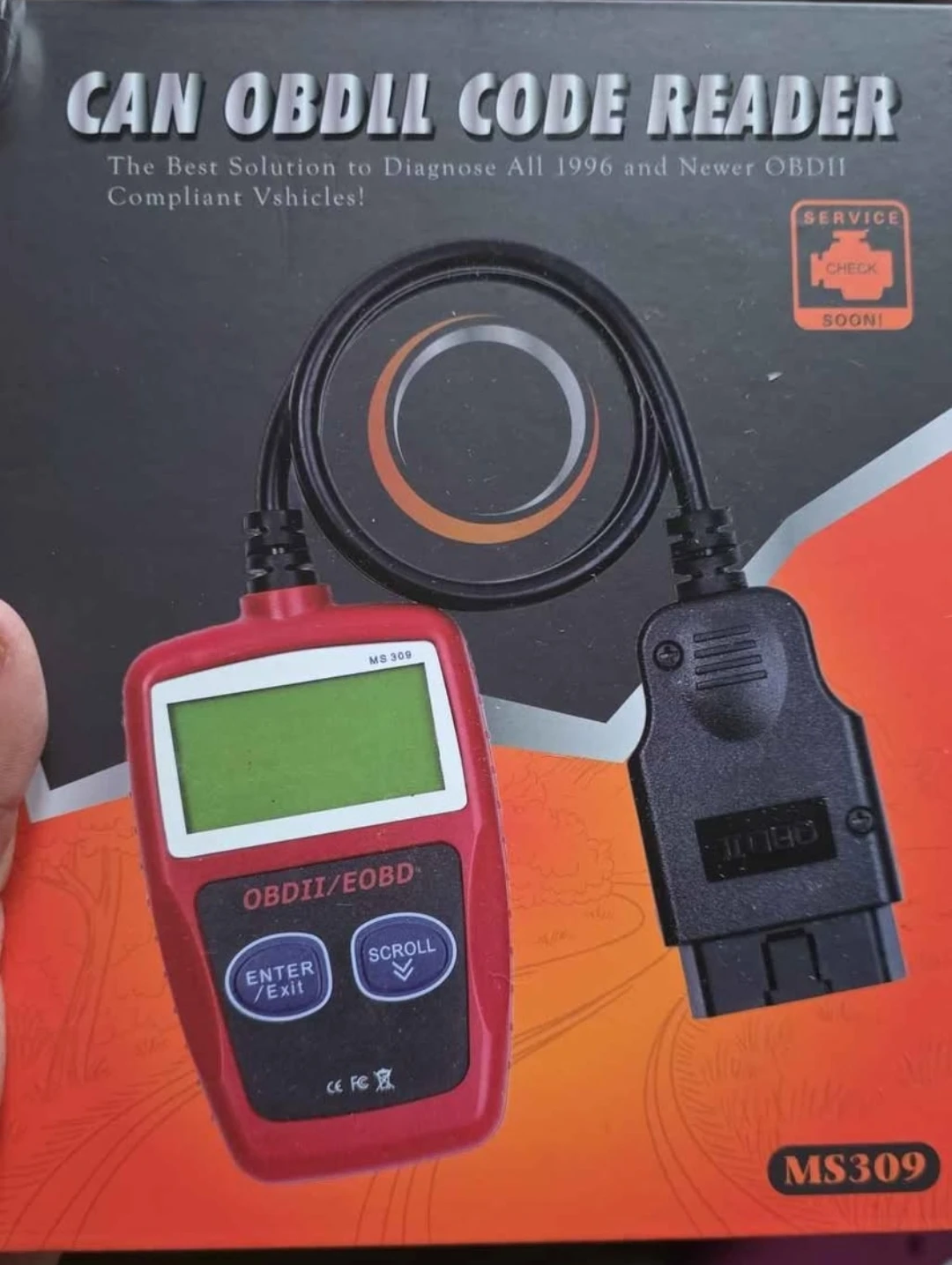 CAN OBDII Code Reader MS309